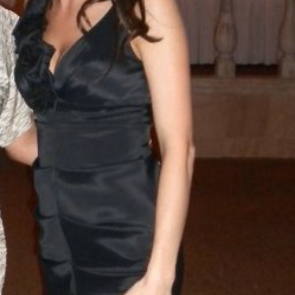 Black evening dress